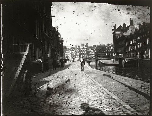 Gezicht op de Looiersgracht in Amsterdam, George Hendrik Breitner