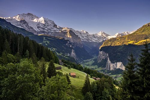 Lauterbrunnen Vallei Zwitserland van Achim Thomae Photography