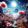 Planetary Universum flowers Paysage de rêve sur gm_designs