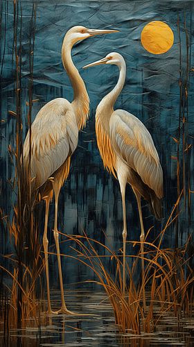 Pair of Cranes