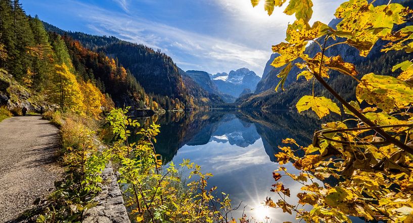 Autumn idyll at Lake Gosau by Christa Kramer