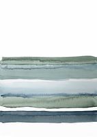Aquarel blauw groene strepen