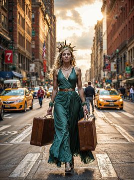 Vrijheid op Stadsniveau: Lady Liberty in Beweging