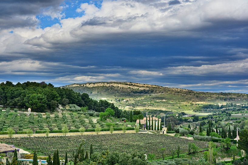 Nature and threatening skies at Le Barroux by Frank Photos