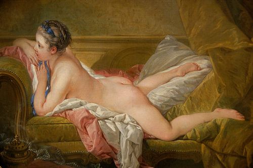 François Boucher. Rustend meisje