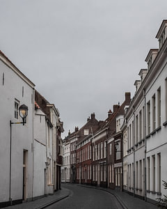 Historische straat in Bergen op Zoom