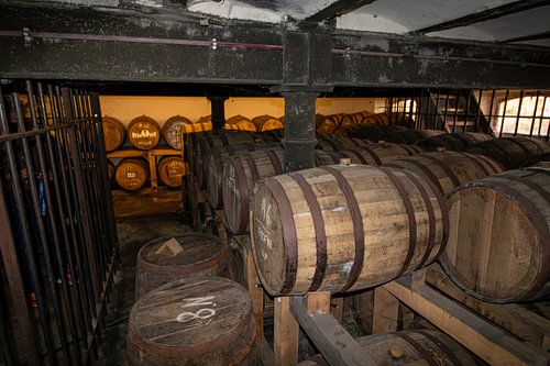 Inside an old brewery
