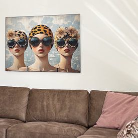 Kundenfoto: Pool Mädchen von Mirjam Duizendstra, als ArtFrame