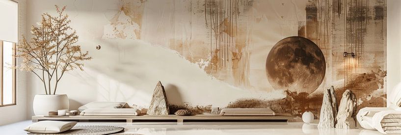 Interior design panorama surreal yet realistic by Digitale Schilderijen