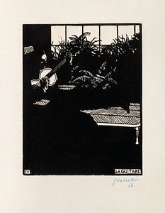 Gitarre - Félix Vallotton, 1897
