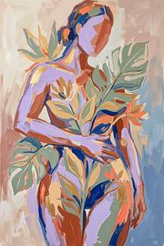 Akt Studie modernes Porträt von Mad Dog Art