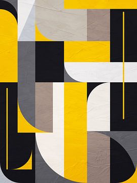 MODERNE KLEURRIJKE GEOMETRISCHE ABSTRACTE KUNST