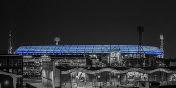 Feyenoord Stadion 28 (Zw/w) van John Ouwens