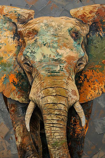 Éléphant par Poster Art Shop
