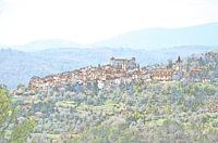 Old town in France