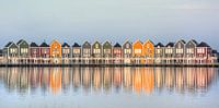 Kleurrijke huizen aan de Rietplas in Houten von PvdH Fotografie Miniaturansicht