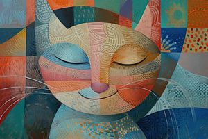 Malerei Katze | Katzen von De Mooiste Kunst