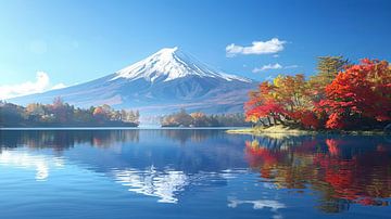 Japanese landscape by Egon Zitter