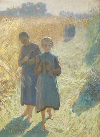 Mädchen auf dem Feld, Emile Claus