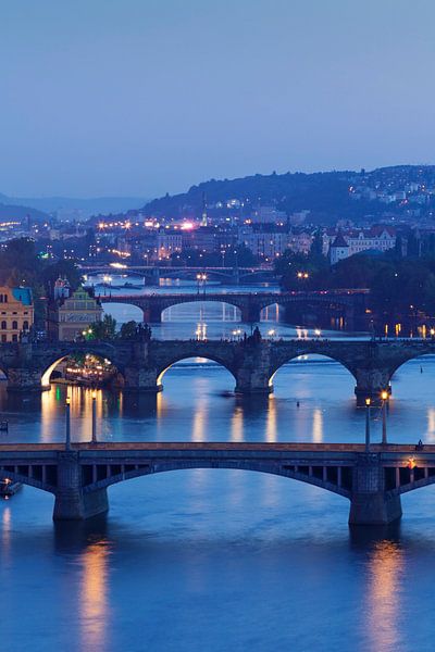 Moldaubrücken mit Karlsbrücke, Prag, von Markus Lange