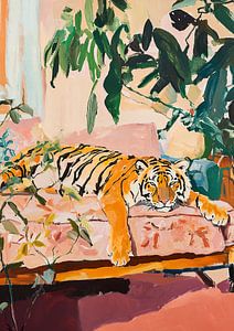 Tiger ruht sich aus