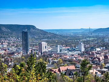 Uitzicht over Jena in Thüringen van Animaflora PicsStock