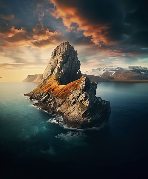Sonnenaufgang am Fjord von fernlichtsicht