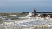 Sturm an der Küste, am Ostermontag  von Bram van Broekhoven Miniaturansicht