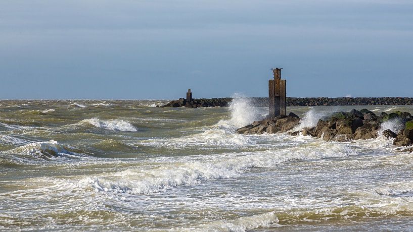 Sturm an der Küste, am Ostermontag  von Bram van Broekhoven