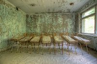 Kinderbetten in Chernobyl