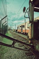 Trail of Stories: Artistic Train Photography for a Dynamic Interior