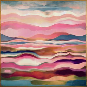 Paysage abstrait de montagne