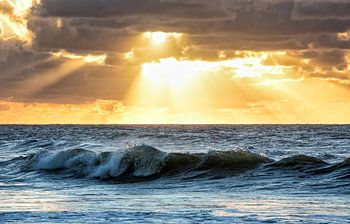 La mer du Nord près d'Ameland