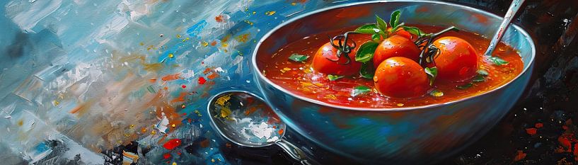 Frische Tomatensuppe von ARTEO Gemälde