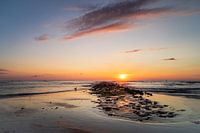 Zonsondergang strand Texel