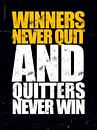 Winnaars geven nooit op van Quotes Motivation thumbnail