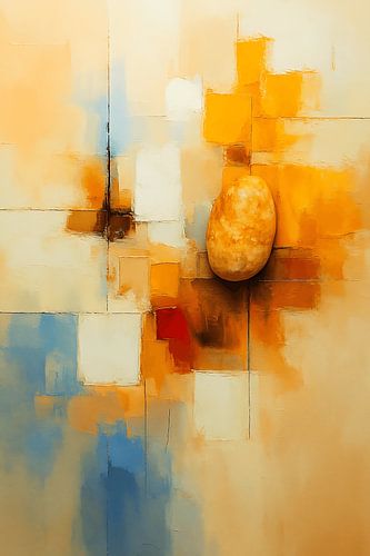 The orange stone