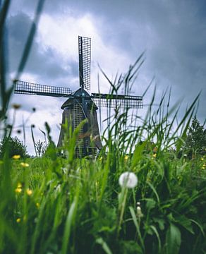 Molen in slecht weer