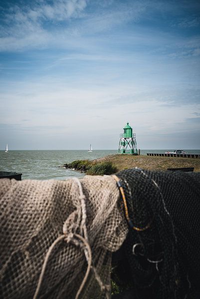 Leuchtturm Außenhafen Ost Stavoren von Vera de Vries