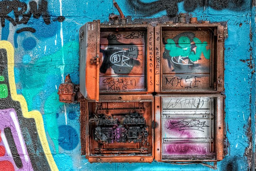 Streetart &amp;quot,look up&quot; by Christophe Fruyt