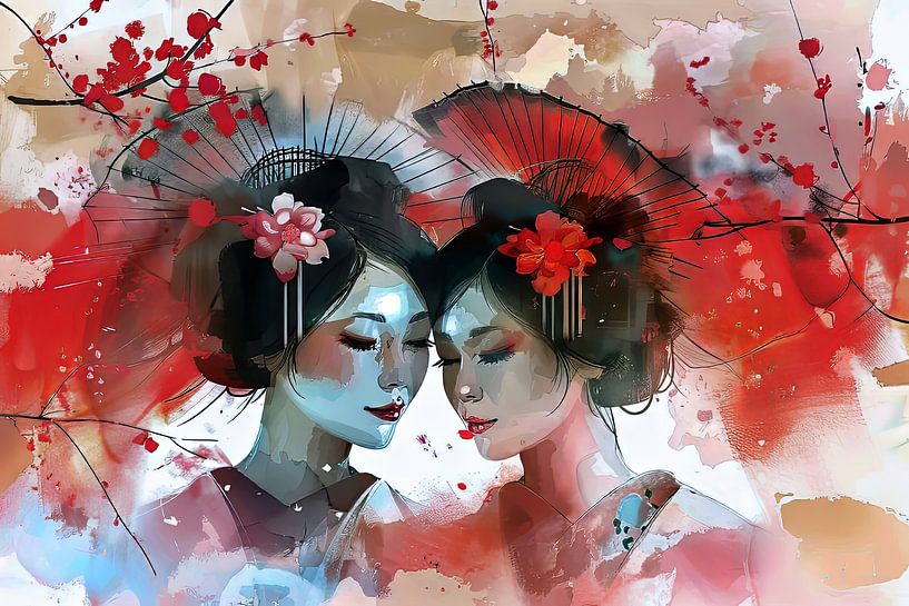 Femmes japonaises pittoresques par Egon Zitter