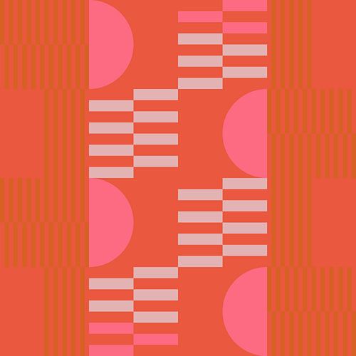 Geometrisch Retro in Zachte Tinten