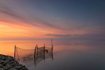 Sonnenuntergang im Wattenmeer. von Ytje Veenstra