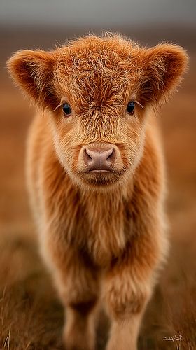 schotse hooglander / schotse hooglander kalfje