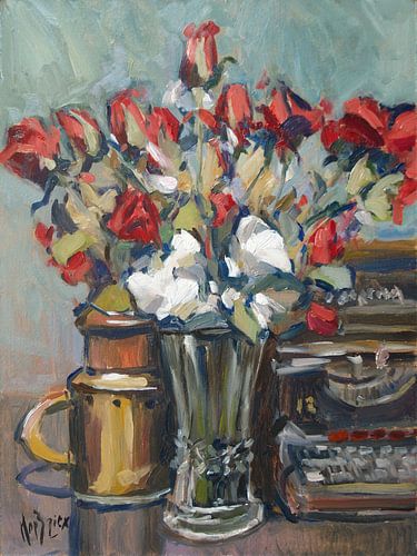 Rode rozen en Remington 12