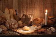 Sfeervolle plaat van diverse soorten brood van Henny Brouwers thumbnail