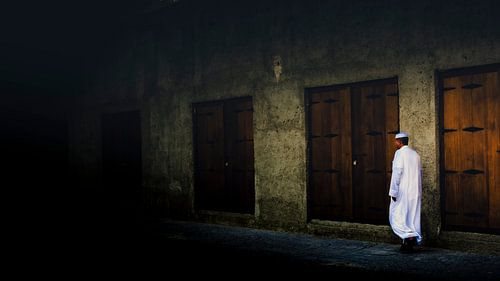 Straatfotografie in de Heritage Village (Dubai)