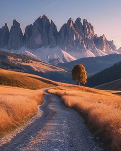 Unberührte Dolomitenlandschaft