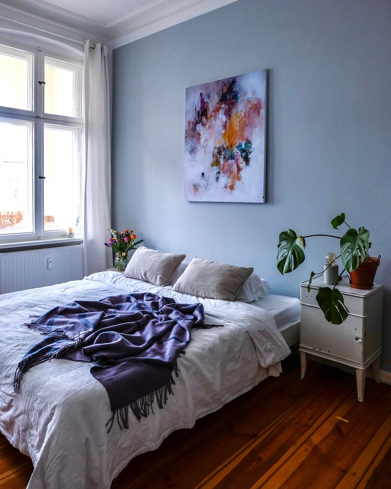 Purple Clouds  van MK Abstrakt 