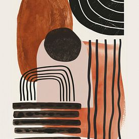 Japandi abstract by Bert Nijholt